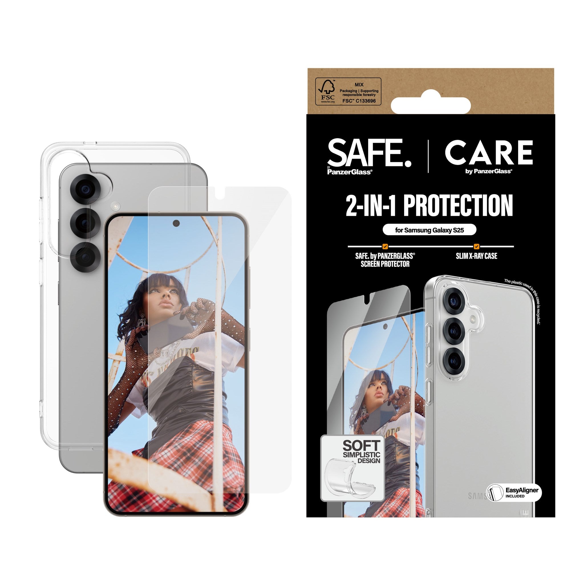 CARE by PanzerGlass® Fashion 2-in-1 Set Samsung Galaxy S25